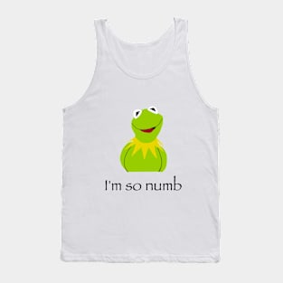 poorly drawn depressed kermit the frog Tank Top